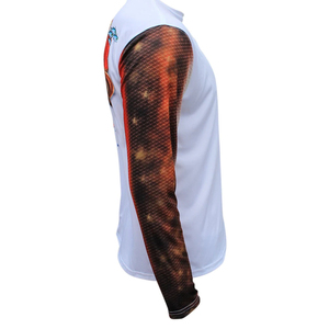 Chemises de pêche pour hommes, légères, confortables, nouvelle arrivée, faible MOQ, UPF 50, manches personnalisées, grandes tailles, antibactériennes, séchage rapide - Product Image 2