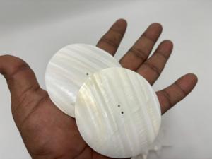 Círculos de concha de nácar premium para decoración de joyería y manualidades, fabricante mayorista OEM para suministro global a granel. - Product Image 2