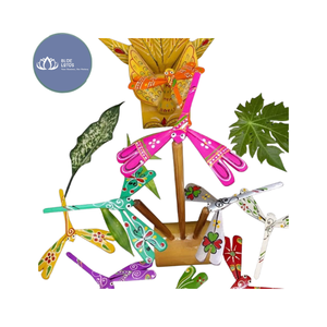 แมลงปอไม้ไผ่ทรงสมดุลขายดีที่สุด – งานฝีมือรักษ์โลกจากธรรมชาติสำหรับตกแต่งบ้านและเป็นของขวัญ - Product Image 1