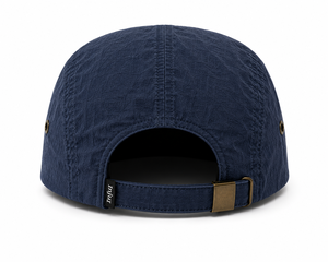 Wholesale Custom Logo Nylon 5 Panel Camper Hat Premium Navy Blue Lightweight Outdoor <b>Hiking</b> <b>Cap</b> Vintage Camping Embroidery Hat - Product Image 2