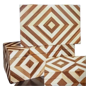 Boîte de rangement murale en os incrusté, écologique, faite à la main en Inde, avec logo personnalisé, pour bijoux Sheeri – Meilleures ventes - Product Image 3