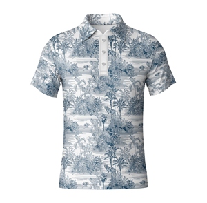 Camiseta de Golf Profesional Personalizada para Hombre, de Alta Calidad, Poliéster y Spandex, Transpirable y de Secado Rápido - Product Image 2