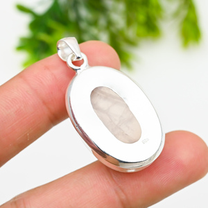 Freshwater Pearl Zircon 925 Silver Luxury Unisex <b>Statement</b> <b>Necklace</b> - Product Image 3