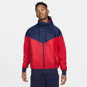 Veste coupe-vent pour homme de marque personnalisée, veste d'hiver imperméable en tissu écologique, veste coupe-vent légère à capuche - Product Image 1