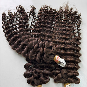 100% ต่อผมเวียดนามผมลอนสีน้ำตาลคุณภาพสูง - Product Image 2