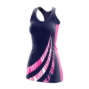 Vestido de Netball Personalizado para Mujer Adulta, Uniforme de Equipo sin Mangas, Vestido Deportivo Estampado para Entrenamiento en Cancha, Ropa Deportiva de Élite, Poliéster - Product Image 2