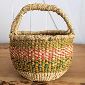 Panier fait à la main en jonc de mer Bolga organisateur de stockage de paille écologique en gros durable léger du Vietnam - Product Image 6