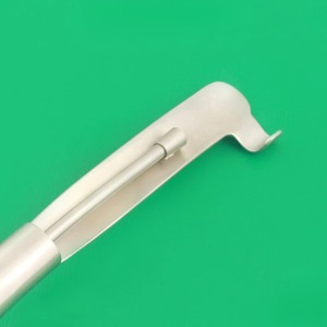 Écarteur intra-oral de type Bauer, gauche, 24,5 cm, avec lumière à fibre optique, 26,5 mm x 16 mm, pour joue droite, chirurgie maxillo-faciale, manuel, CE - Product Image 4