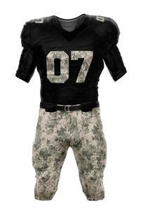 Meilleur Prix Logo Personnalisé Respirant Grande Taille Football Américain Uniforme Ensembles Manches Courtes Stretch Fit Tissu Vente à Chaud - Product Image 6