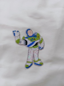 Custom Pig Animal Beaded <b>Patch</b> Handmade Chenille Fabric PU Sequin Embroidery Applique <b>Sew</b>-<b>On</b> for Clothing Accessories and Crafts - Product Image 5