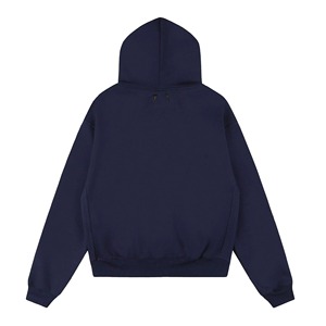 Wholesale Custom Logo Streetwear Boxy Two Way Zippers Hoodie Fleece <b>Zip</b> <b>up</b> Hoodie - Product Image 3