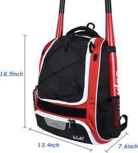 Mochila de Béisbol de Poliéster Personalizada de Alta Calidad Roziv Sports, Equipo Deportivo de Softbol, Tamaño y Color Personalizables, Unisex - Product Image 4