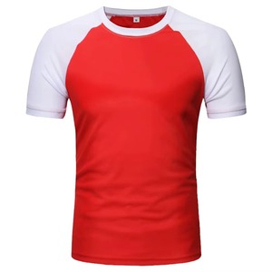 Men's Red White ports jersey Short Sleeve Crew Neck Moisture Wicking Polyester <b>Sport</b> <b>Apparel</b> Regular Fit - Product Image 1