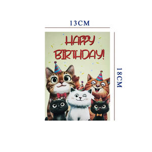 Meilleure Vente : Carte Pop-up 3D Personnalisée en Papier Découpé, Motif Chatons Faits Main à Hanoï, pour Fête d'Anniversaire, Décoration Maison, Impression Offset - Product Image 6