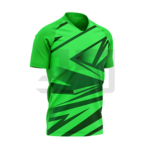 Maillot de football personnalisé, maillot d'équipe, uniforme de football sublimé, séchage rapide, évacuation de l'humidité, respirant, 100% coton, athlétique - Product Image 6