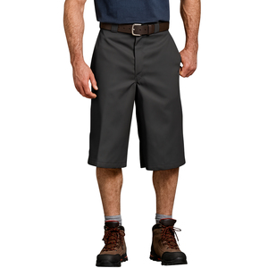 Pantalones Cortos de Trabajo Personalizados para Hombre, Largos hasta la Rodilla, con Cierre de Cremallera, Duraderos, Industriales, Casuales, de Lona con Spandex/Poliéster en la Parte Delantera - Product Image 1