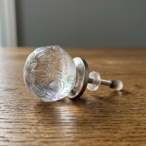 Beads Art <b>Crystal</b> Glass Modern Cabinet <b>Knob</b> Handle Durable Eco-Friendly Adjustable Multi-Function for Home Office Furniture - Product Image 5