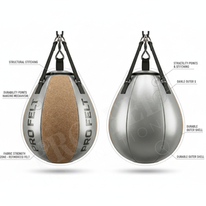 Sac de frappe de boxe suspendu robuste et résistant pour entraînement fitness et MMA, haute résistance, personnalisable pour salle de sport - Product Image 2