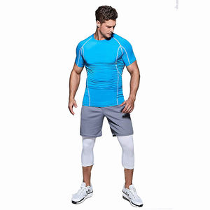 Rashguard de performance MMA pour hommes, respirant, à compression, manches courtes, imprimé par sublimation, en Spandex/Polyester, pour les arts martiaux - Product Image 5