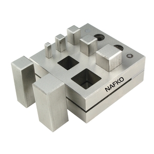 Professional Jewelry Making Tools Square Rectangle <b>Disc</b> Cutter Stainless Steel Punching Machine Set <b>Gold</b> Silver Sheet Cutting - Product Image 1