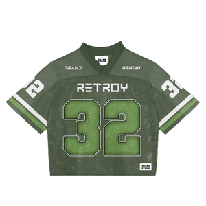 Custom Logo Men's Streetwear Mesh T <b>Shirt</b> Mesh Men Boxy Cropped Screen Printing Jersey T <b>shirt</b> for men - Product Image 4