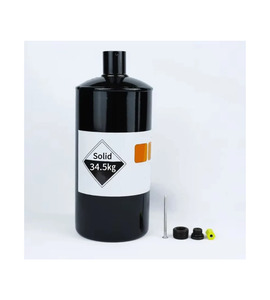Bidon métallique noir en acier laminé à froid pour liquides 18L 20L pour peinture et vernis, exportation - Product Image 2
