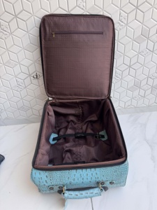 New Designer Luggage Bags Multi Uses Handmade Trolley Bag Carving Leather Unisex Big Size Multi Uses <b>Suitcase</b> Hair on Hide - Product Image 6