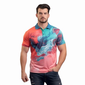 Chemises polo brodées de haute qualité avec logo et étiquette personnalisés pour hommes, 100% coton, respirantes, coupe ajustée, t-shirts de sport - Product Image 3