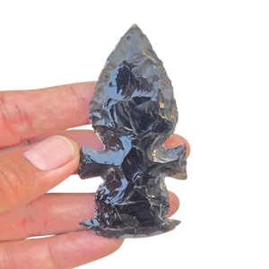 Punta de flecha de obsidiana roja de 10 pulgadas, hoja de cristal hecha a mano con mango de madera, daga ritual, decoración espiritual para altar, regalo para coleccionistas. - Product Image 1