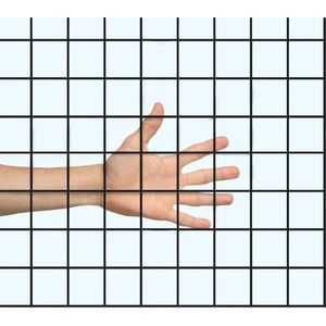 Tovaglietta rivestita in vinile nero da 48 pollici 50-Ft 19 Gauge 1/2 pollici in PVC nero per pollaio per la casa - Product Image 4