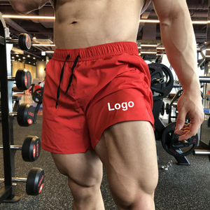 Shorts de sport pour hommes, personnalisés, à séchage rapide, confortables, unis, pour la course à pied et la musculation, vente en gros - Product Image 1