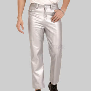 Pantalones de Cuero Casuales para Hombre de Alta Calidad, Suaves, Duraderos, Cómodos, con un Diseño Elegante, Perfectos para la Oficina y Fiestas - Product Image 4
