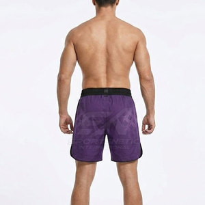 Men MMA <b>Shorts</b> Flexible Lightweight Quick Dry Comfortable Training Fight <b>Shorts</b> for <b>Grappling</b> Gym Workouts - Product Image 4