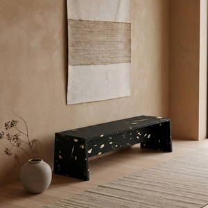4GoodThings Recycled <b>Plastic</b> Waste Modern Water Resistant Eco Friendly Sustainable Durable 2-Seater Outdoor <b>Bench</b> Patio - Product Image 4