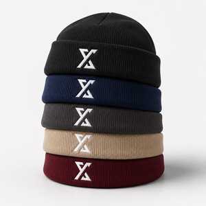 Gorro de Punto Vintage Premium para Invierno, Unisex, con Borde Plegado, Acrílico Suave, Acanalado, con Logotipo Personalizado, para Viaje - Product Image 6
