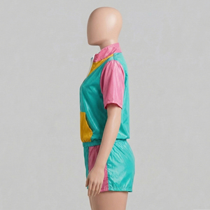 Ensemble 2 pièces pour femme, style streetwear, en molleton de coton uni, écologique, séchage rapide, collection hiver 2026 - Product Image 3