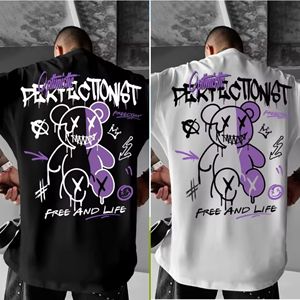 Camiseta de Cuello Redondo con Logotipo Personalizado al por Mayor para Hombre, Camiseta Gráfica de Manga Corta Informal de Verano, Top de Algodón Suave y Transpirable - Product Image 1