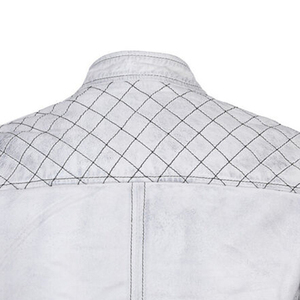 เสื้อแจ็คเก็ตมอเตอร์ไซค์หนังแท้สำหรับผู้ชาย รุ่น XL ออกแบบสำหรับแข่งรถวิบาก ระบายอากาศได้ดี แห้งเร็ว เหมาะกับทุกฤดู - Product Image 6