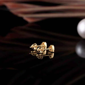 Pendientes de Corazón de Plata 925 con Moissanita de Lujo, Tono Dorado, con Incrustaciones de Circonitas, Brillantes y Elegantes, Regalo de Joyería para Mujer - Product Image 4