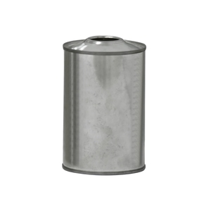 Boîtes en fer blanc cylindriques Avighna pour lubrifiants et graisses chimiques - Diamètre 65 mm, finition brillante, impression de logo personnalisée - Product Image 1