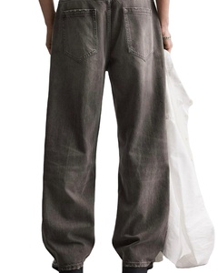 กางเกงยีนส์ขายาวสำหรับผู้ชายกางเกงยีนส์ทรงหลวมสไตล์วินเทจ - Product Image 2