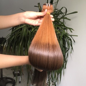 ผมตรงจากกระดูก12A เกรดสำหรับผมมนุษย์ผมเวียดนามสีแดงออมเบร - Product Image 2