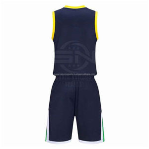 Uniforme de baloncesto transpirable OEM para conjuntos de ropa deportiva de talla grande juvenil a un precio razonable a la venta. - Product Image 3