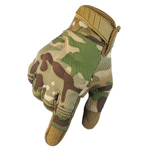 Guantes Tácticos de Camuflaje de Alta Calidad, Lisos, para Todos los Dedos, 10mil, Antideslizantes, Transpirables, para Actividades al Aire Libre, Camping, Ciclismo - Product Image 5
