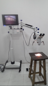 Microscopio Quirúrgico Dental Inclinable con Monitor y Brazo Ajustable, Blanco, Certificado CE, Eléctrico - Product Image 5