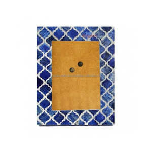 Elegant Classic Handmade Bone Inlay Wooden Photo <b>Frames</b> Premium Wholesale Home Decor UV <b>Printed</b> Handcrafted Picture Custom Size - Product Image 1