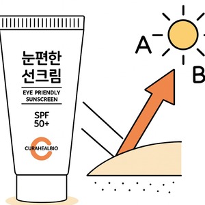 [CURAHEALBIO] Eye-Friendly Herbal <b>Sunscreen</b> SPF50 PA Four Tear-Free Mild Organic <b>Face</b> Sun Cream UV Care - Product Image 5