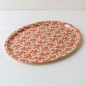 Plateau de service rectangulaire en métal à motif floral nordique, assiette décorative pour dîner, plateau à nourriture, café, thé pour restaurant, maison, hôtel, fête - Product Image 3