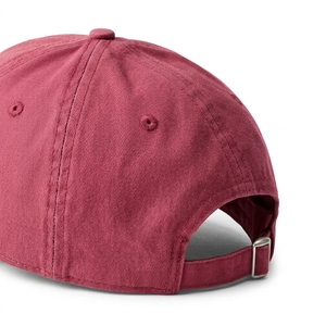 Men's Burgundy Cotton <b>Baseball</b> <b>Cap</b> Casual Style Adjustable Fit Spring Autumn Wear - Product Image 5
