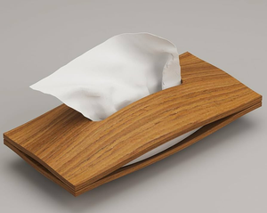 Elegant Design Wood <b>Tissue</b> Holder Boxes Oval Rectangle High Quality Eco-Friendly Multi-Purpose Organizer Luxury Style - Product Image 1